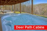 Private hot tub with a view at 3 bedroom cabin