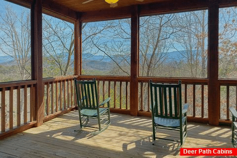 3 Bedroom with Screen in Porch Sleeps 12 - Hidden Fantasy Cabin