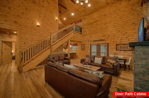 3 Bedroom 3 Bath Cabin Sleeps 10 - Smoky Vista Lodge