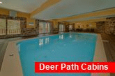 Indoor Large Pool 8 Bedroom Cabin Sleeps 22