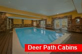 Indoor Large Pool 8 Bedroom Cabin Sleeps 22