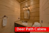 Rental cabin with 3 full baths and 2 half baths