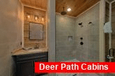 Private Master Bath in 4 bedroom rental cabin