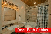 3 Full bathrooms in Pigeon Forge rental cabin