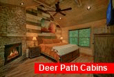 King Master Suite with bath in 4 bedroom cabin