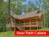 Private 4 bedroom luxury cabin with heated pool