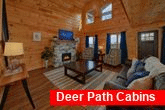 3 bedroom cabin with living room fireplace