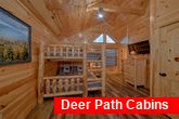 Pigeon Forge cabin with queen bunkbeds and pool