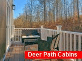 3 bedroom cabin with wooded views and balcony