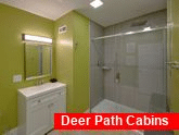 Private Master Bath in Gatlinburg cabin rental