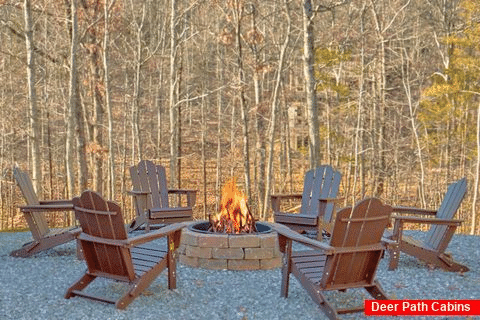 Sevierville Cabin with Wood Burning Fire Pit - Stay'N Play