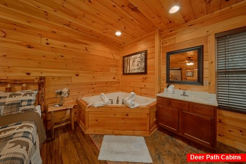 One Bedroom Cabin in Pigeon Forge with Jacuzzi - Moonlight Memories