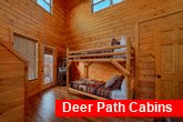 One Bedroom Cabin with Twin over Twin Bunkbeds