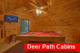 Smoky Mountain Cabin with Pool Table