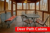 Rustic Cabin near Pigeon Forge Screened in Porch