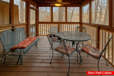 Rustic Cabin near Pigeon Forge Screened in Porch - Bear Creek Ridge