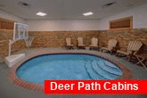 4 Bedroom 4 Bath Indoor Pool Cabin Sleeps 12