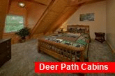 2 private queen bedrooms in 3 bedroom cabin