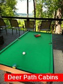 2 Bedroom Cabin Sleeps 6 with Pool Table 