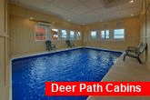 Luxury 4 Bedroom Cabin with Indoor Heated Pool 