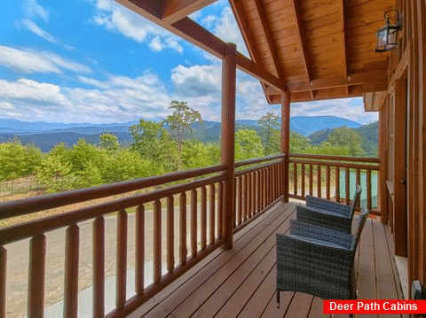 Mountain View from Front and Back Decks - Zennessee Luxe