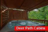 Honeymoon Cabin with Hot Tub and Jacuzzi Tub 