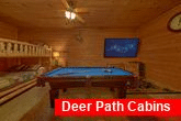 2 Bedroom Sevierville Cabin with Pool Table