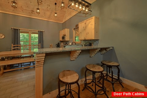 Dining Area with Extra Bar Seating for 3 - Whispering Whiskey