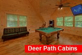 Game Room with Pool Table and Cable TV