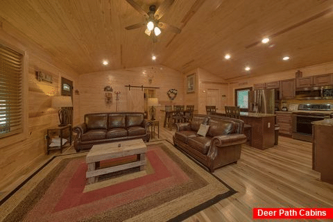 One level 2 bedroom Sevierville cabin rental - Southern Magnolia