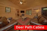 2 bedroom cabin with fireplace and sleeper sofa