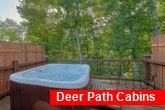 2 bedroom cabin rental with private hot tub