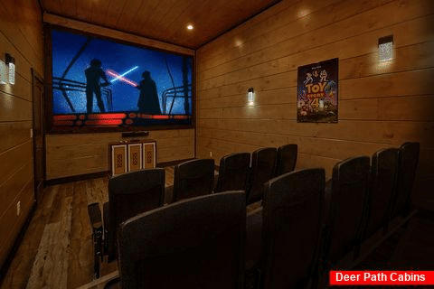 Premium 12 bedroom cabin with Theater Room - Hibernation Lodge