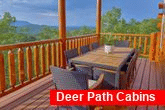 Large Cabin with Outdoor Seating and View