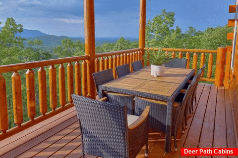 Large Cabin with Outdoor Seating and View - Cubbs Dream Paradise