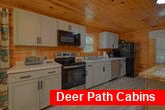 Fully furnished kitchen in 5 bedroom cabin