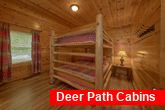 Group sized cabin with Queen bunk beds