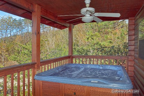 Hot Tub with Scenic View - A Mountain Retreat