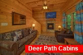 5 bedroom rental cabin with 2 fireplaces