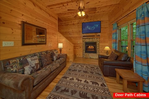 5 bedroom rental cabin with 2 fireplaces - A Perfect Stay