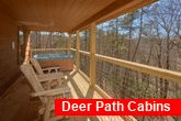 Cabin with Deck and Hot Tub