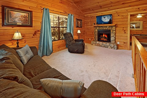 Spacious Living Room in Cabin - A Mountain Escape