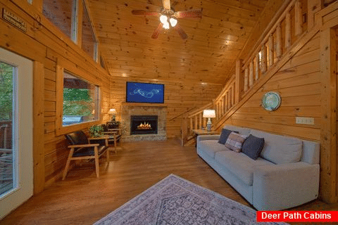 5 Bedroom 5 Bathroom Cabin with Gas Fireplace - A Mountain Lodge