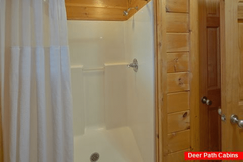 Cabin King Bedroom with Jacuzzi and Private bath - A Smoky Mountain Experience