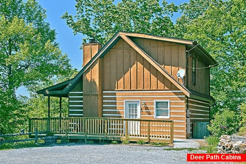 Wooded View of Cabin - Above the Clouds