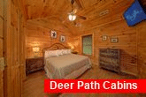 Cabin with King Sized Bedroom And TV