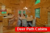 4 bedroom cabin with Dining Room for 8 guests