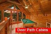 Cabin with Pool Table 