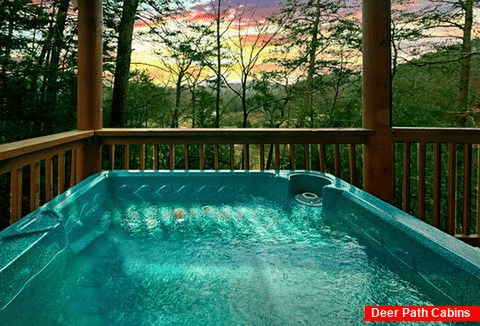 Hot Tub with Wooded Views - Little Cove Hideaway