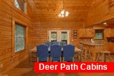 Cabin with Dining Table & Bar Stool Seating